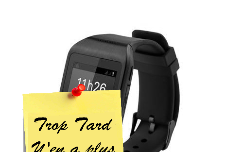 Smartwatch Polaroid IOS/ANDROID Pwatch noire à 9€90