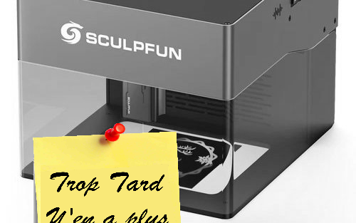 La petite machine de gravure Laser bureau SCULPFUN iCube (…)