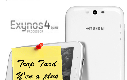 HYUNDAI T7 tablette SAMSUNG EXYNOS QUAD CORE 1.4GHZ IPS (…)