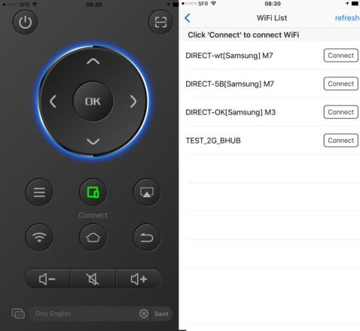 Doogee P1, l'application Smart Remote