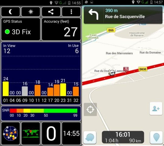 Le GPS fonctionne bien