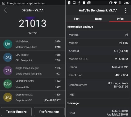 Un score Antutu convenable