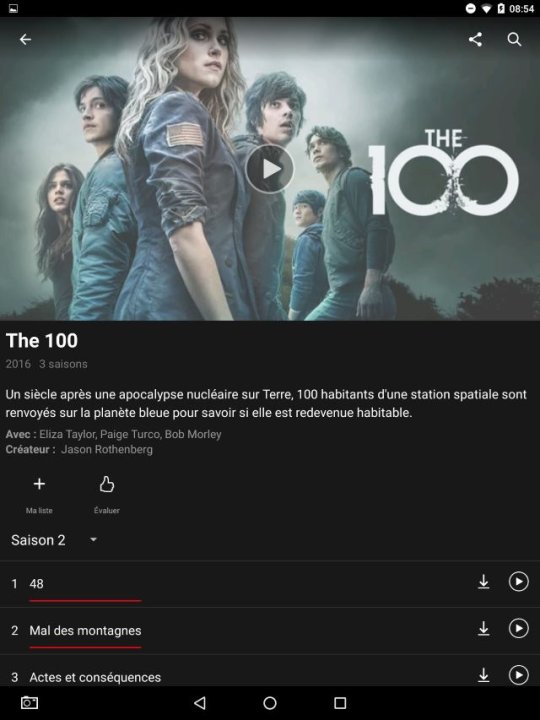 Netflix autorise le téléchargement de vidéo sur la tablette Mini 4S