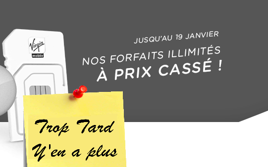 Forfait mobile illimité Voix / SMS / MMS et 1GO de data (…)