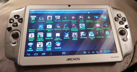 Archos Gamepad vue générale