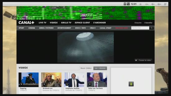 Flash fonctionne sur la Linkbox