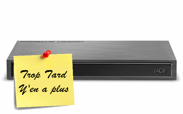 100% remboursé le disque dur portable LaCie Porsche (...)