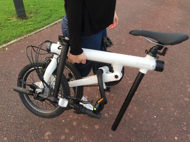 Le vélo Xiaomi plié