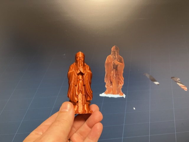Le scan d'une piéce imprimée en 3D