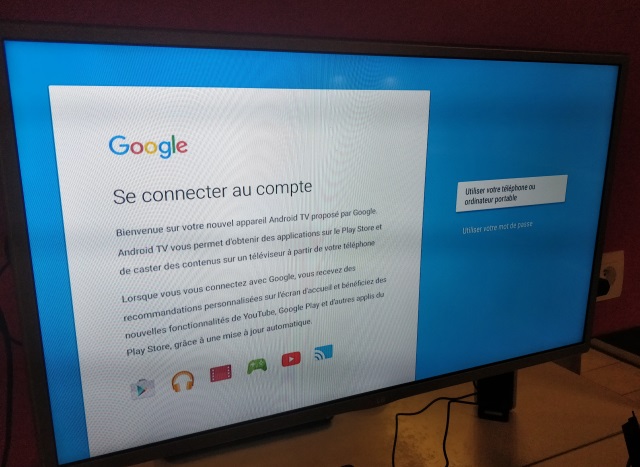 L'installation se fait en français via un assistant