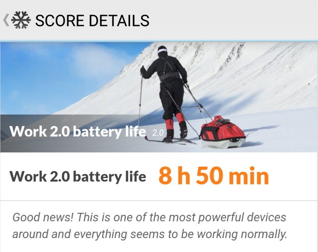 Batterie ? Bien mais aurait pu mieux faire