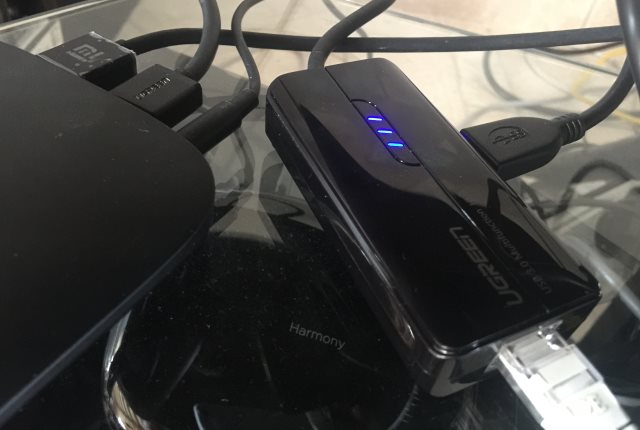 Le Hub USB vers USB/Ethernet utilisé dans mes tests