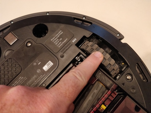 Les roues latérales sont de hauteur variable