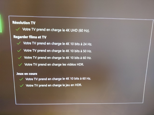 Le vidéoprojecteur Xiomi est reconnu comme 4K et HDR par la Xbox One S
