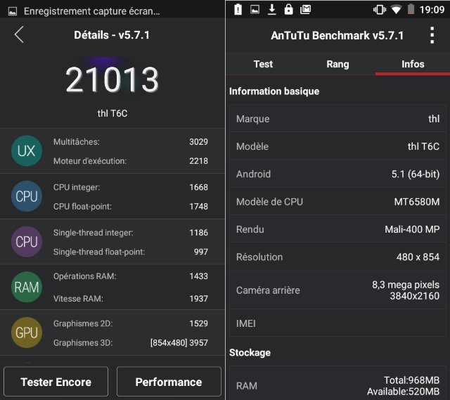 Un score Antutu convenable