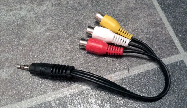 Le classique adaptateur vidéo analogique