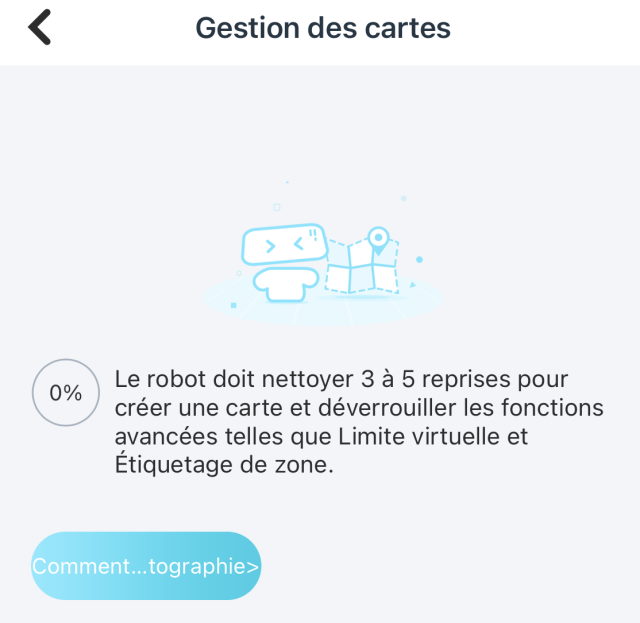 Pas d'ambiguïté sur le nombre de passages necessaires pour créer des cartes complètes