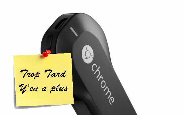 Clé Google Chromecast et 5 films en streaming 21€99 (...)