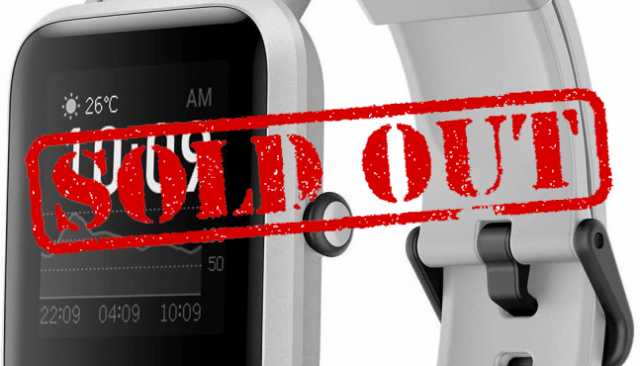 La Smartwatch Amazfit Bip S avec GPS, couleur blanche (...)