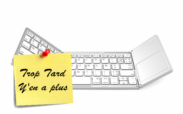 Clavier pliable Bluetooth AZERTY Rechargeable avec pavé (...)