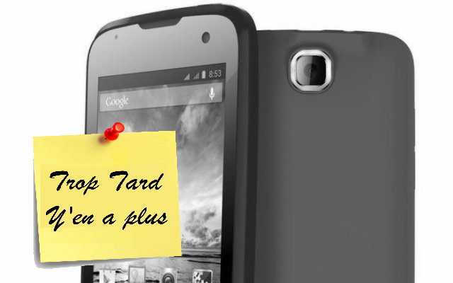 Smartphone Android Wiko Cink+ Rose à 55€99 livraison (...)