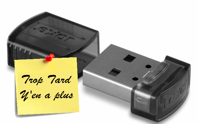 Micro Clé USB 8GO Lexar 4€49 port compris !