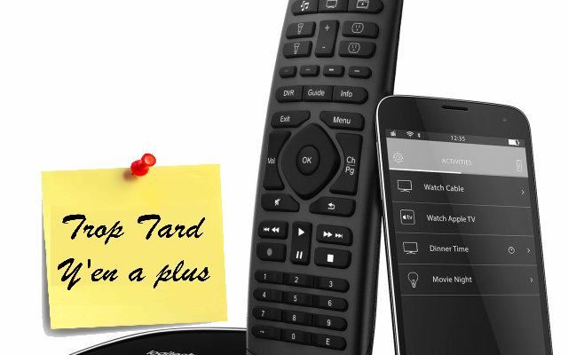 Super prix sur les télécommandes Logitech Harmony dès (...)