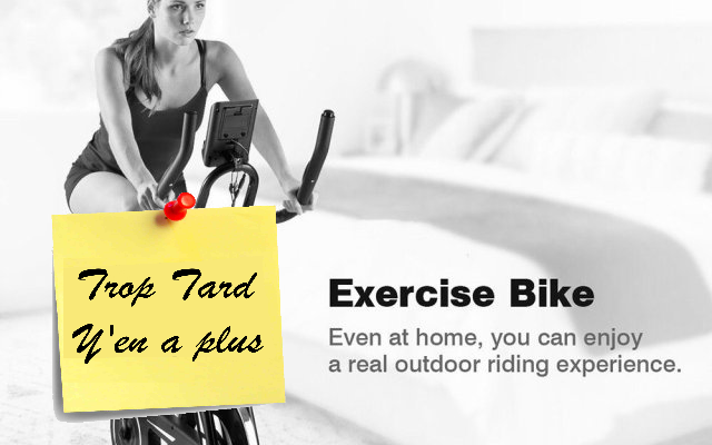 Vive le sport ... à la maison - Vélo d'appartement M&T (...)