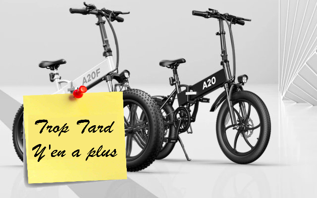 Les vélos electriques Country et FATBIKE ADO A20F et (...)