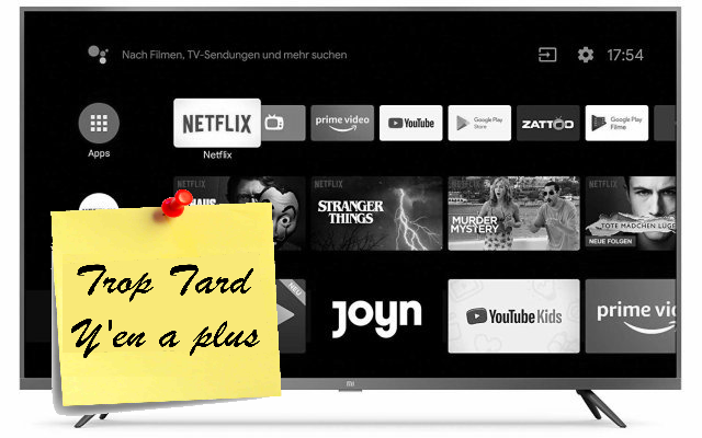 TV 4K 43 pouces MI 4S Xiaomi compatible AndroidTV (...)