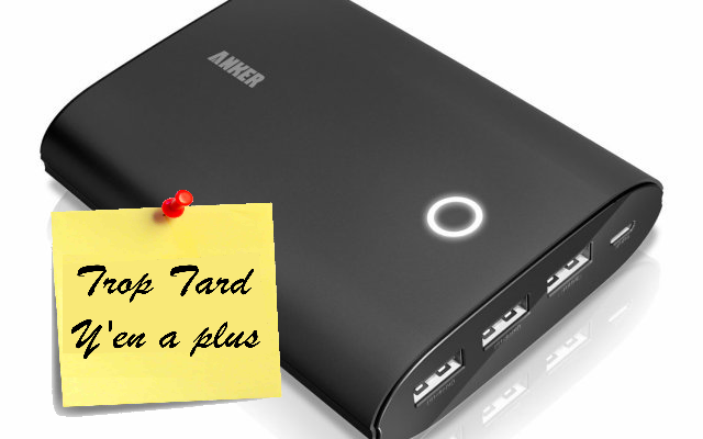 Batterie Externe Anker 2ème Génération Astro3 12000mAh (...)