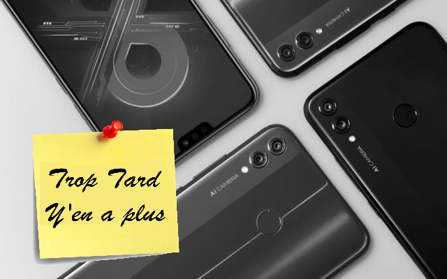 Smartphone Honor 8x, 6,5 pouces, 4/64 GO, APN 20 Mpx à (...)