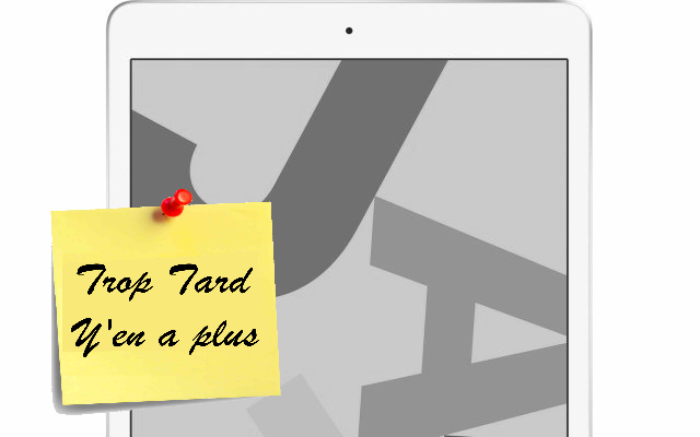 Le dernier Apple iPad 2019, version 10.2" WiFi en 32 Go (...)