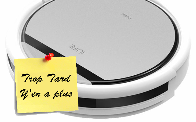 Aspirateur Robot ILIFE V5 Pro mode serpillière à (...)