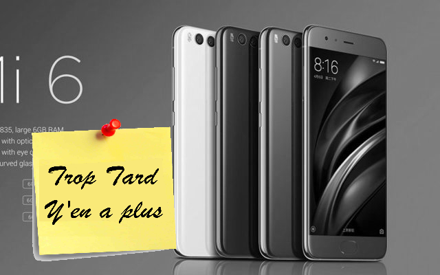 Le haut de gamme Xiaomi MI 6, double capteur photo et (…)