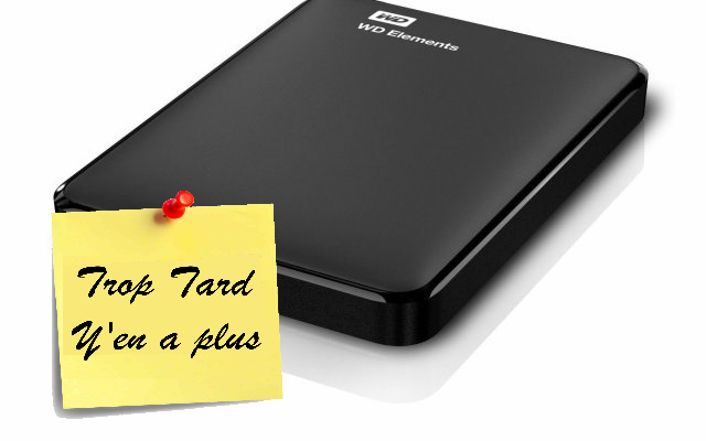 Disque dur portable Western Digital Elements USB 3 ,1TO (...)