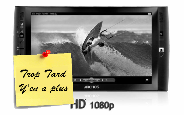 Tablette Tactile Windows 7, Archos 9 à 219,90€ avec (...)