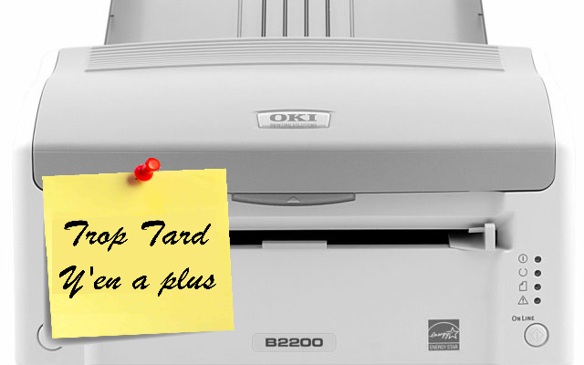 Imprimante laser Oki B2200 à 46€55