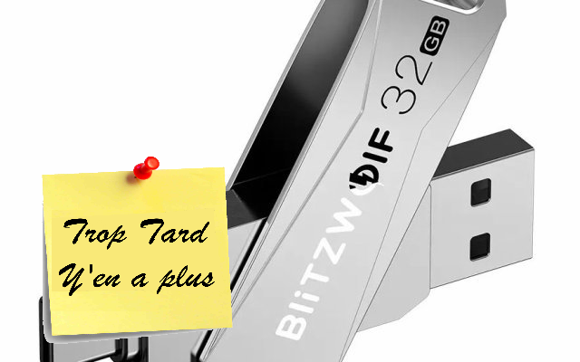 Clé USB 2 en 1 Type C et USB-A 32 GO USB-3 OTG BlitzWolf (...)