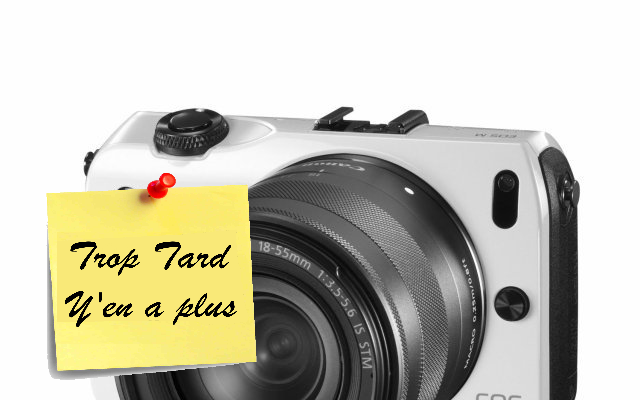 Appareil photo hybride EOS M Canon blanc Kit 18-55 à (...)