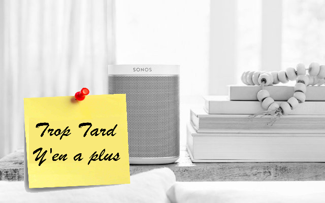 Sonos Play:1, enceinte sans-fil multiroom wifi (Blanche (...)