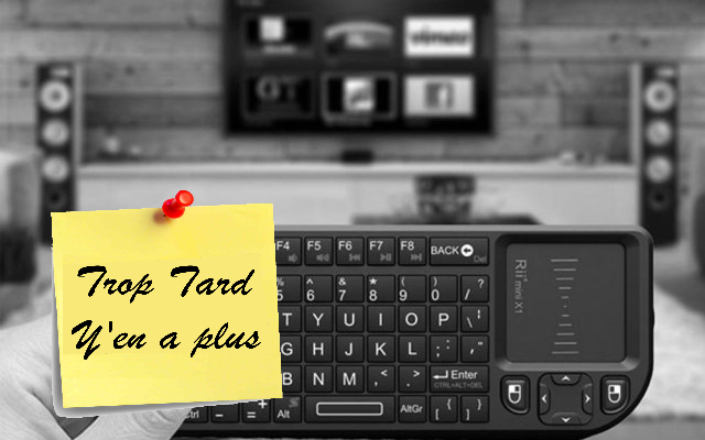 Mini clavier souris Rii Mini X1 AZERTY avec touchpad à (...)