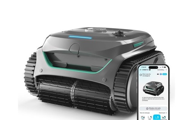 Le WYBOT C2 Robot de Piscine Sans Fil, Nettoyage Parois (...) à la une