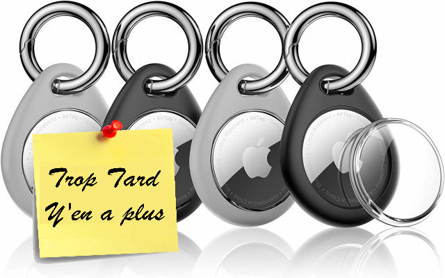 Un lot de 4 étuis silicones pour AirTags Syncwire à (...)