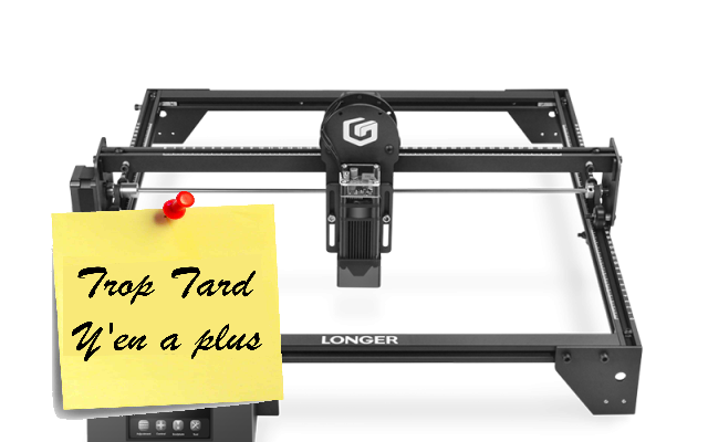 La graveuse Laser LONGER RAY5, 5.5 W mode hors ligne à (...)