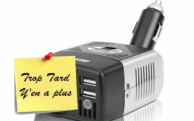 BESTEK Convertisseur 220V Chargeur Allume Cigare (...)