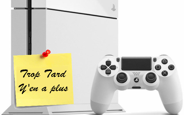 Sony Ps4 500 Go Blanche à 334€ livrée