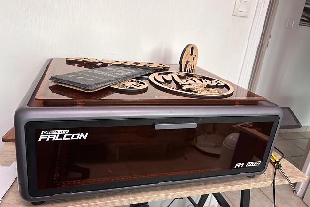 Test Creality A1 Pro, la gravure Laser simple, (...)