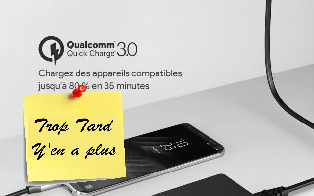 Chargeur AUKEY Quick Charge 3.0 Chargeur USB Secteur 6 (...)