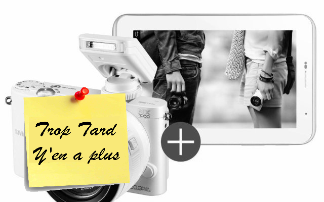 Ensemble appareil photo Samsung NX1000 Wifi + tablette (...)